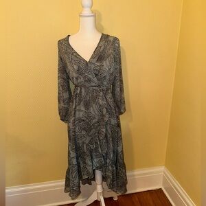 Blue Calvin Klein dress